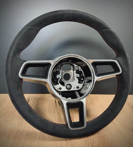 Porsche 991 718 GT3 GT4 RS OEM Alcantara Lenkrad Steering Wheel red stiching